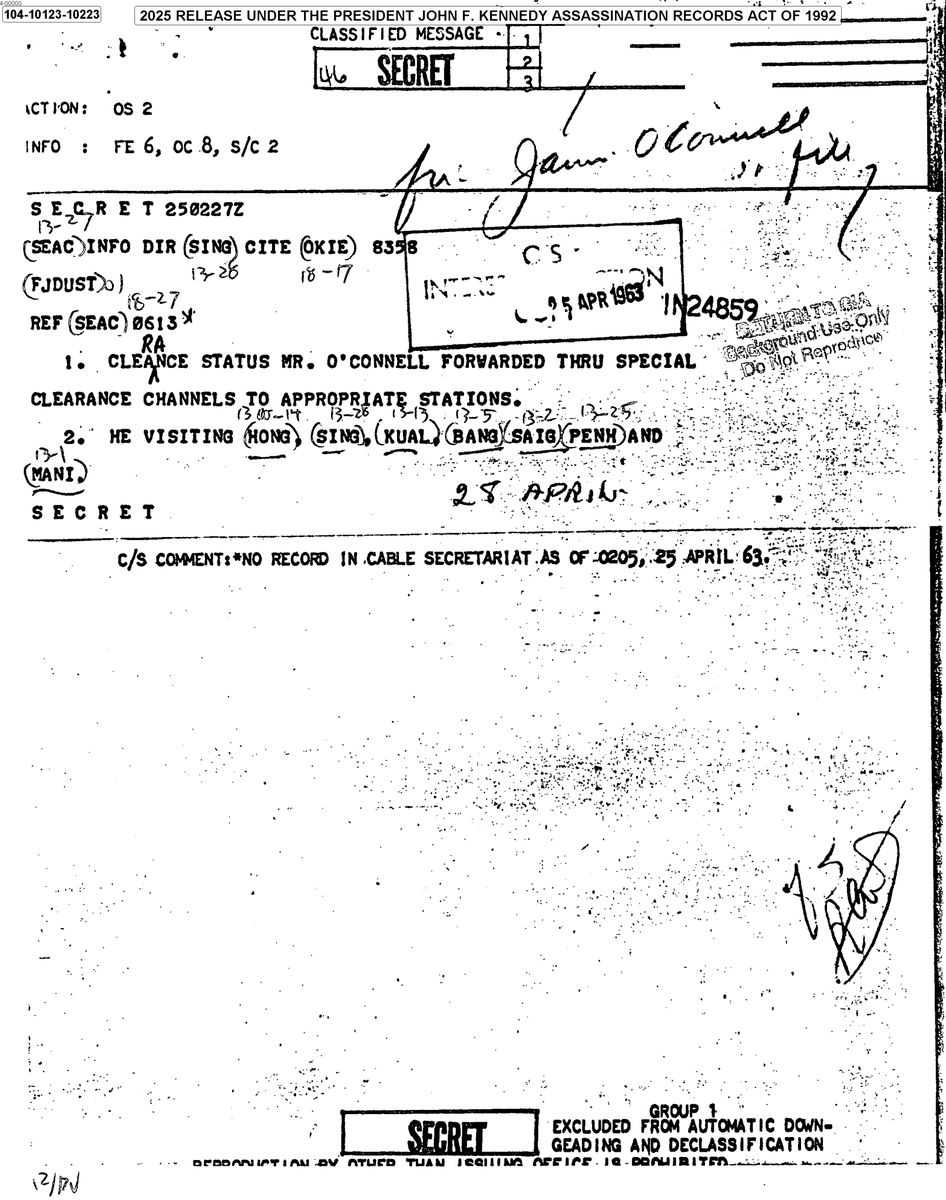 Here is another example...

Biden released the file on the left in 2023
Trump released the file on the right today.

Only difference is that the Biden file has (SEAC) removed.

"(SEAC)" refers to Southeast Asia Command. It was an organizational designation used by U.S. military