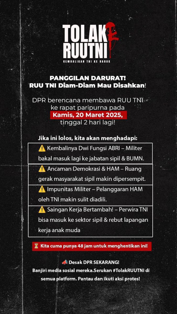 hrdbacot's tweet image. Dear para jobseeker, anak intern, freshgraduate, korban layoff, karyawan kontrak terus-terusan, korban coretax, dan semua elemen budak corporate.

Please banget, baca dan sebarkan poster ini dan tandatangani petisinya.

Kenapa kita sebagai kelas menengah ngehe yang hidup from…
