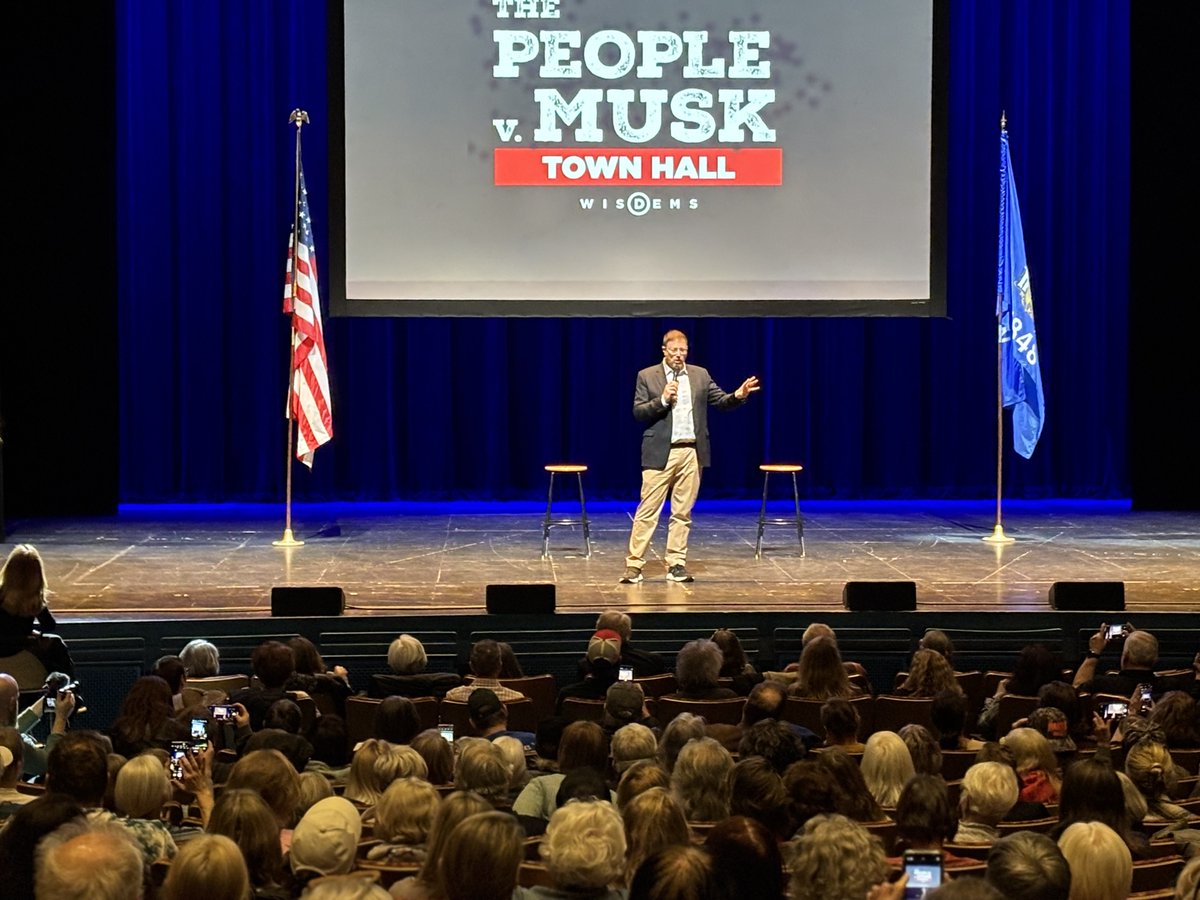 Civic Media (@civicmediaus) on Twitter photo <a href="/WisDems/">Wisconsin Democrats</a> Chair <a href="/benwikler/">Ben Wikler</a> takes center stage next at the "People vs. Musk" Town Hall, addressing a full house of attendees. #WisconsinPolitics <a href="/WisDems/">Wisconsin Democrats</a> Chair <a href="/benwikler/">Ben Wikler</a> takes center stage next at the "People vs. Musk" Town Hall, addressing a full house of attendees. #WisconsinPolitics