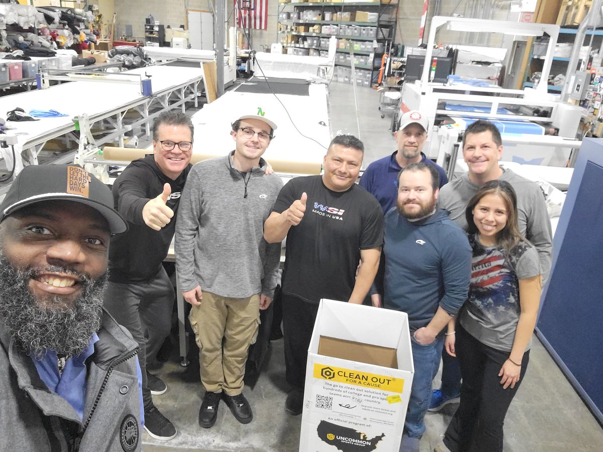 WSISports's tweet photo. We got the Big Guy in the house! Thanks for visiting @stickequips #eqlife #madeinUSA ##customteamuniforms @uncommonsg https://t.co/rhpFYlDYBp