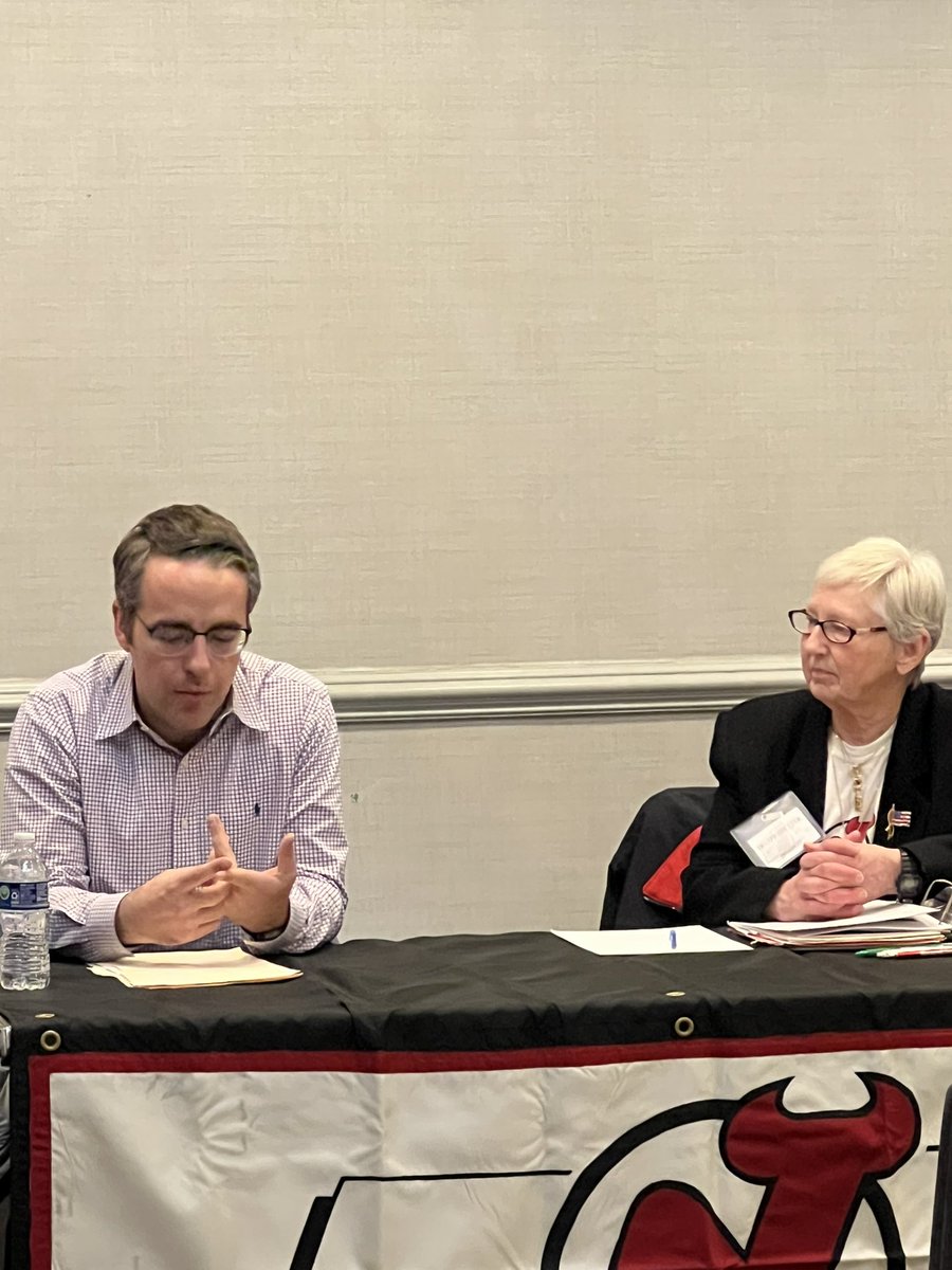 NJDevilsFanClub's tweet photo. Our March General Meeting is underway with the play by play voice of the New Jersey Devils on MSG Networks, @BillSpaulding.
#NJDevils #DevilsFanClub https://t.co/MRZDxPBdbB