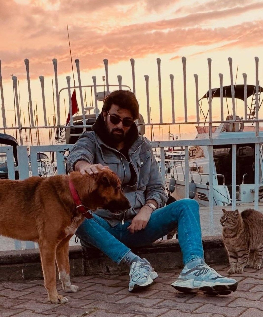 Hayvan sevgisi 😍😍🥰 #EnginAkyürek