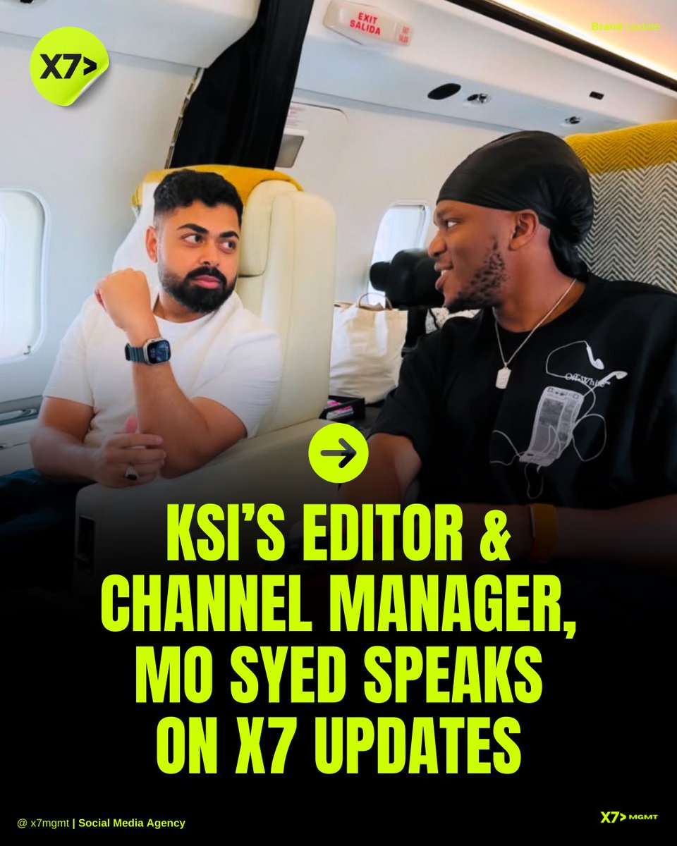 x7mgmt's tweet photo. We’re excited to share this quote from Mo Syed, KSI’s talented editor and channel manager. https://t.co/b2XhvMjdG9