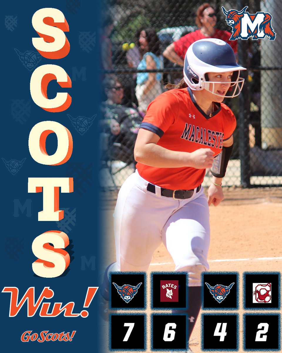 𝙎𝘾𝙊𝙏𝙎 𝙒𝙄𝙉 𝙭2! 🥎🥎

The softball team continues to roll in Florida with a pair of comeback victories today! 5-1 so far on Spring Break! Go Scots!

@macalestersb #ScotsWin #GoScots #heymac