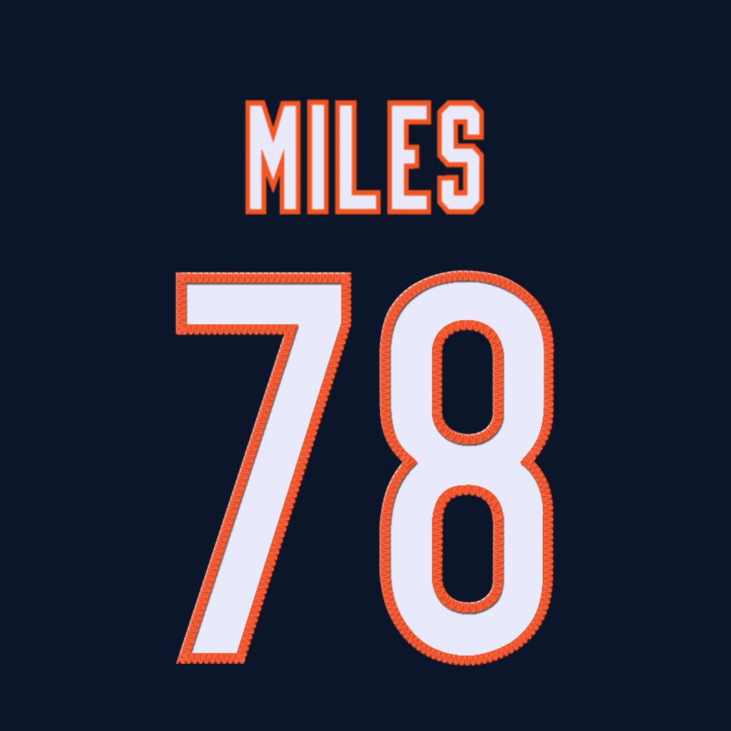 nfl_jersey_num's tweet image. Chicago Bears OL Josh Miles (@Lord_Bil) is wearing number 78. Last assigned to Austen Pleasants. #DaBears