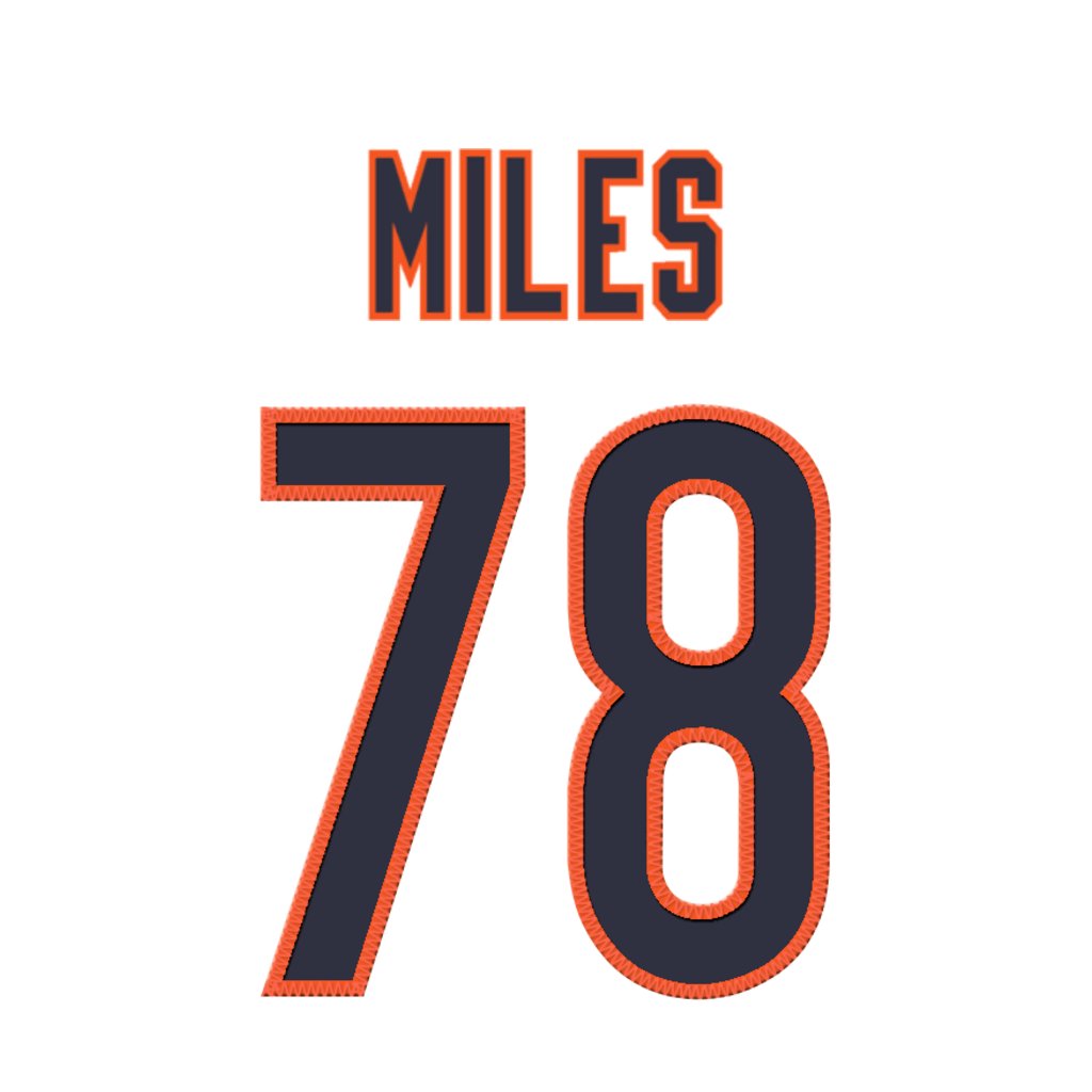 nfl_jersey_num's tweet image. Chicago Bears OL Josh Miles (@Lord_Bil) is wearing number 78. Last assigned to Austen Pleasants. #DaBears