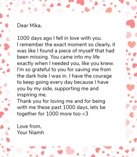 mika_kisser's tweet photo. 1000 days with the love of my life 💕

🎨: C91nQlR0 https://t.co/tclXwOEJEW