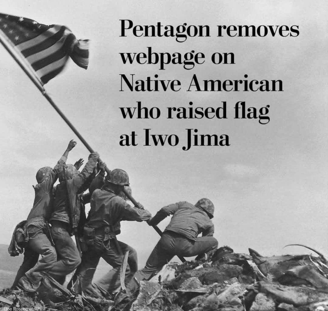 LakotaMan1's tweet photo. As a U.S. Army veteran and a Native, I find this incredibly disrespectful. I feel disrespected. https://t.co/tJzVNG1a1l