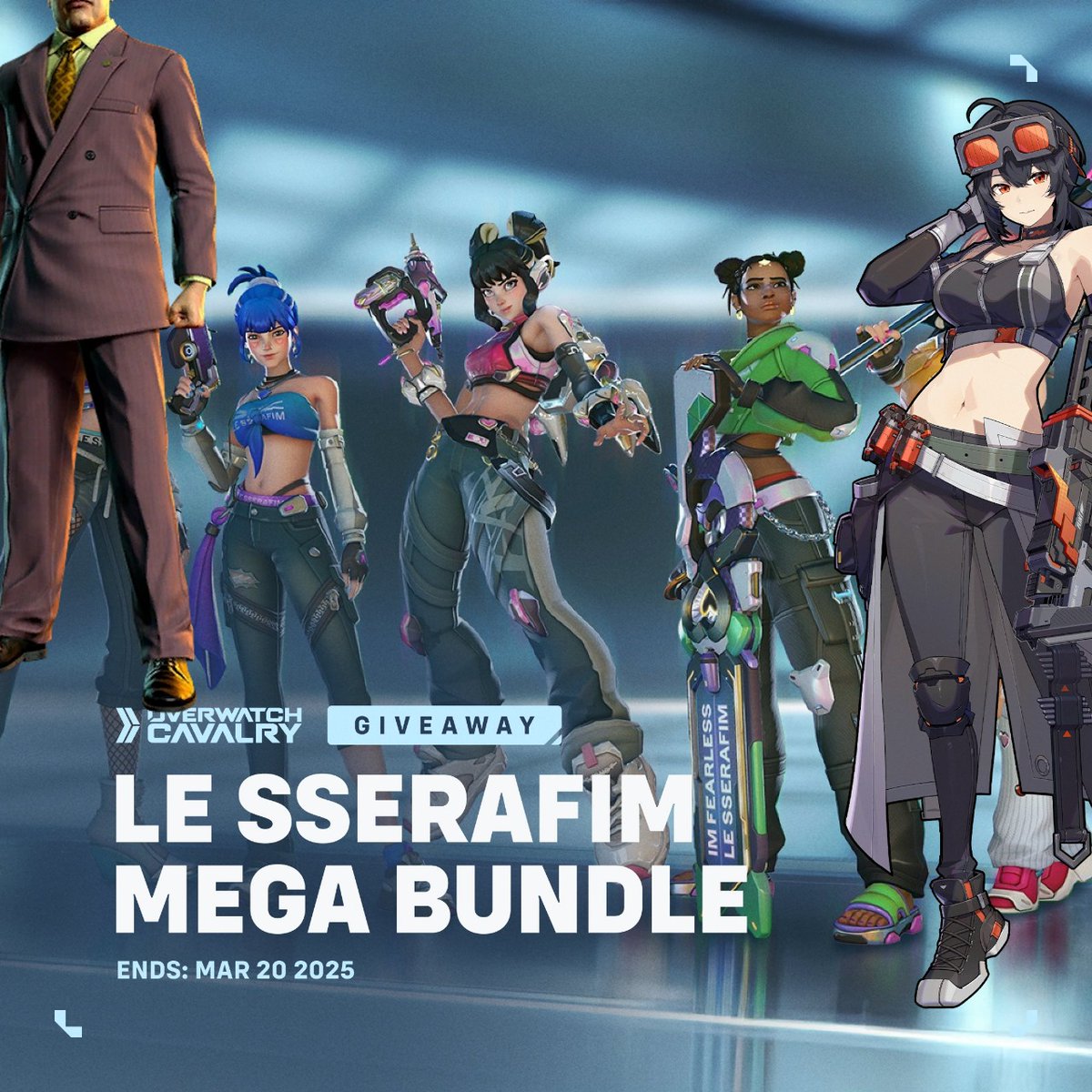 🪩 LE SSERAFIM Mega Bundle Giveaway 🪩

Get the new FEARLESS Skins for the latest girlies!

👤 Follow 
<a href="/Bfugles/">fugles</a>

🔁 Retweet this post
💬 Reply with your favorite skin

💿 Ends in 48 Hours!