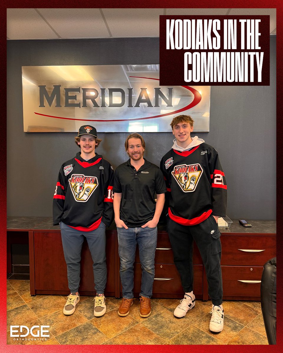 Kodiaks players were out in the community delivering playoff tickets to our incredible sponsors as we gear up for Round 1 against the Canucks! A huge thank you to our sponsors for their continued support—this postseason push wouldn’t be possible without you.

#DefendTheDen