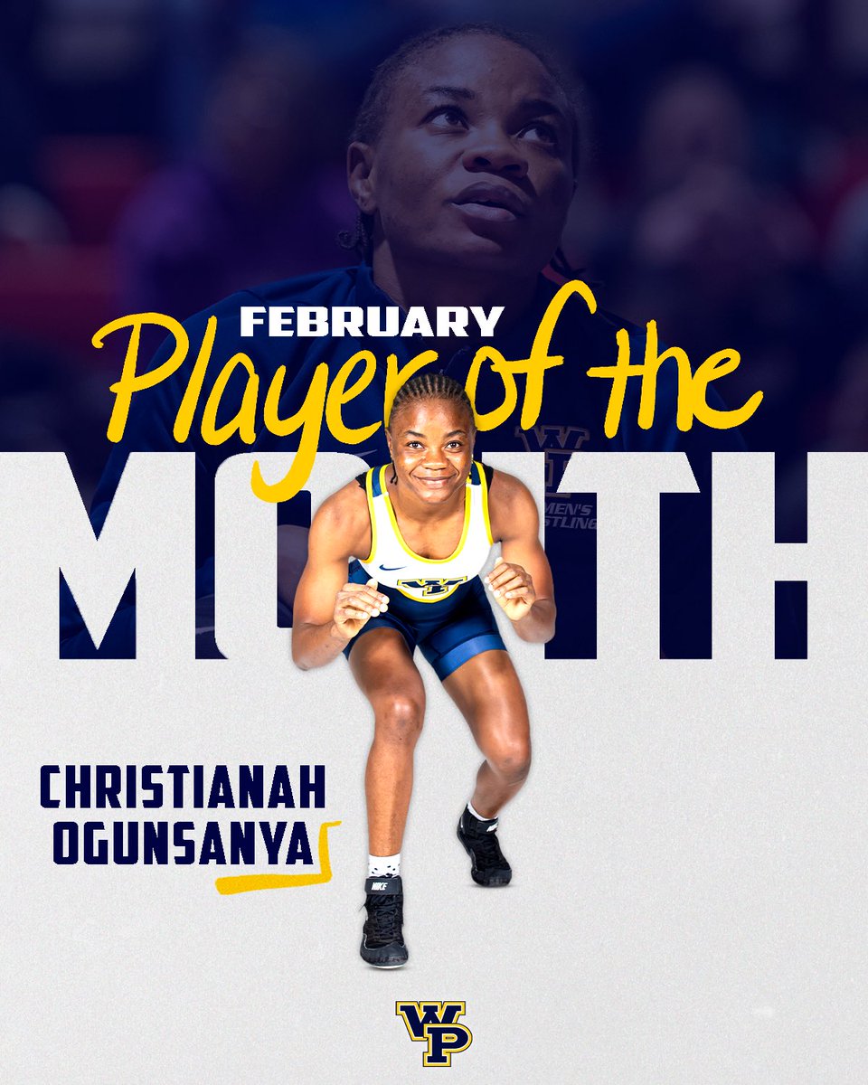 Congrats to men’s track and field athlete D’Artagnon Beaver and women’s wrestler Christianah Ogunsanya on earning the Player of the Month laurel!