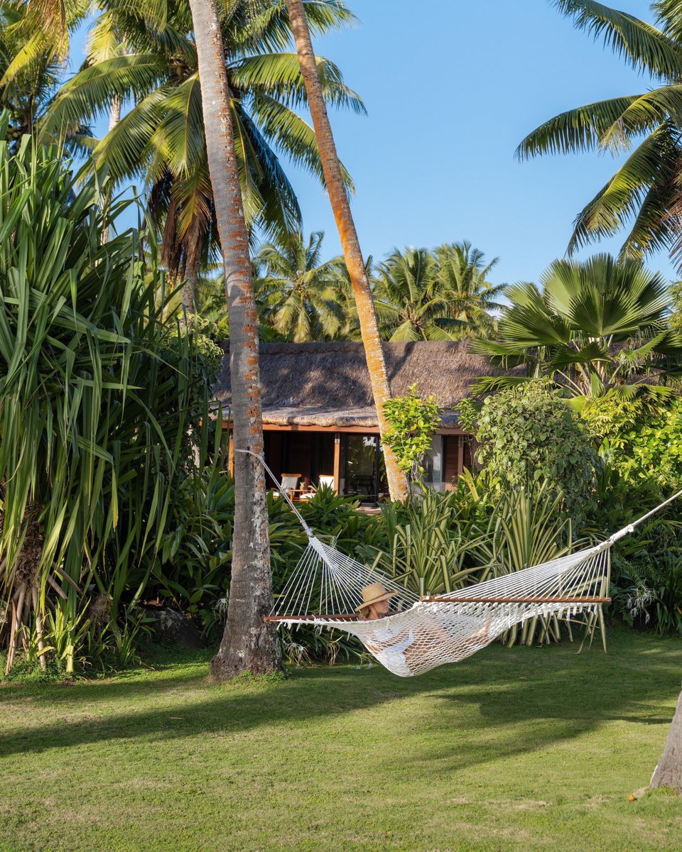 Swinging in a hammock with the gentle breeze and the sound of the ocean—there’s no better way to unwind at Wakaya Island. Let the rhythm of the island soothe your soul and take you to a place of pure relaxation. 🌴