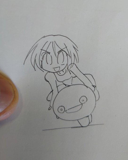 #作画カロリーの低い作品を上げようぜ 