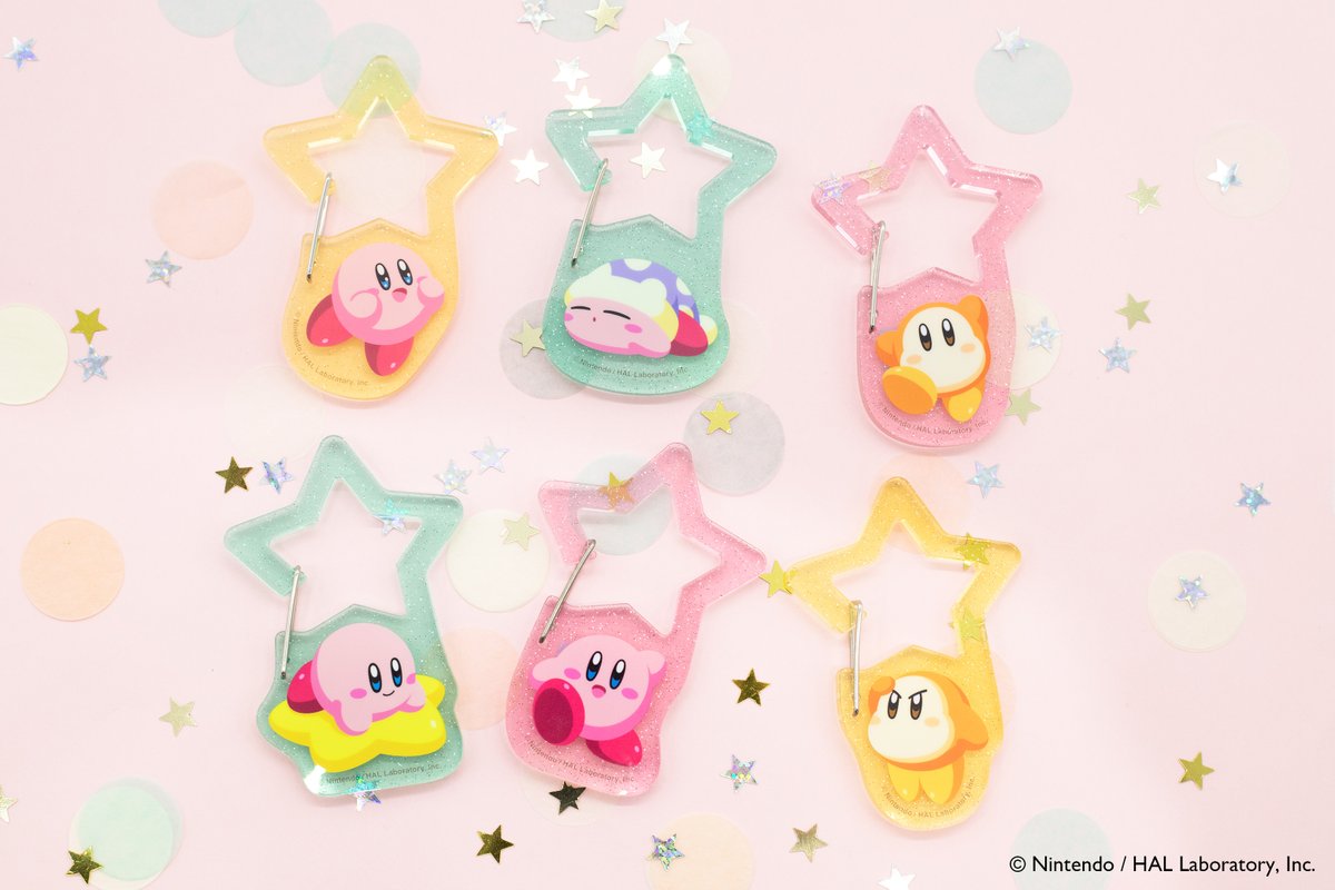 🌟3月発売商品紹介🌟 【#星のカービィ きらきらアクリルカラビナ