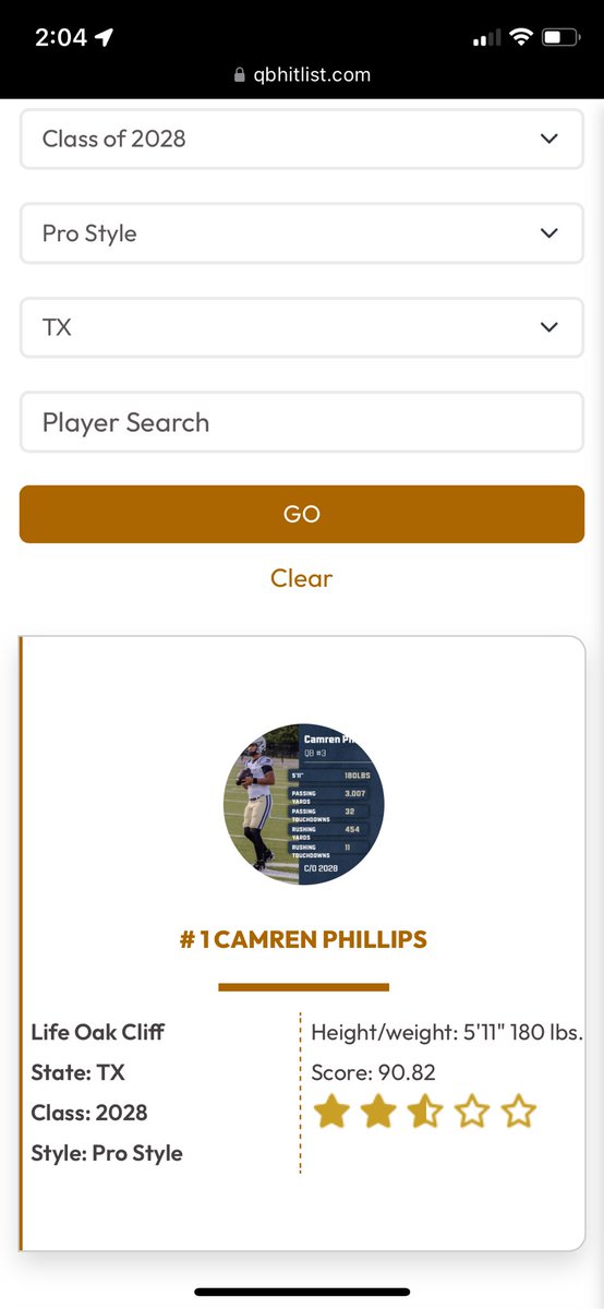 camren3phillips's tweet photo. 🚨Freshman Varsity Season🚨
@dctf 3A QB of the week
@K104FM Beast of the week
1st Team All District QB
@SportsDayHS 4A/3A Season passing leader (3,007 passing yards)
@QBHitList #1 ranked c/o 2028 pro style QB in Texas
#StillWorkToBeDone https://t.co/hHrX7LqzUj