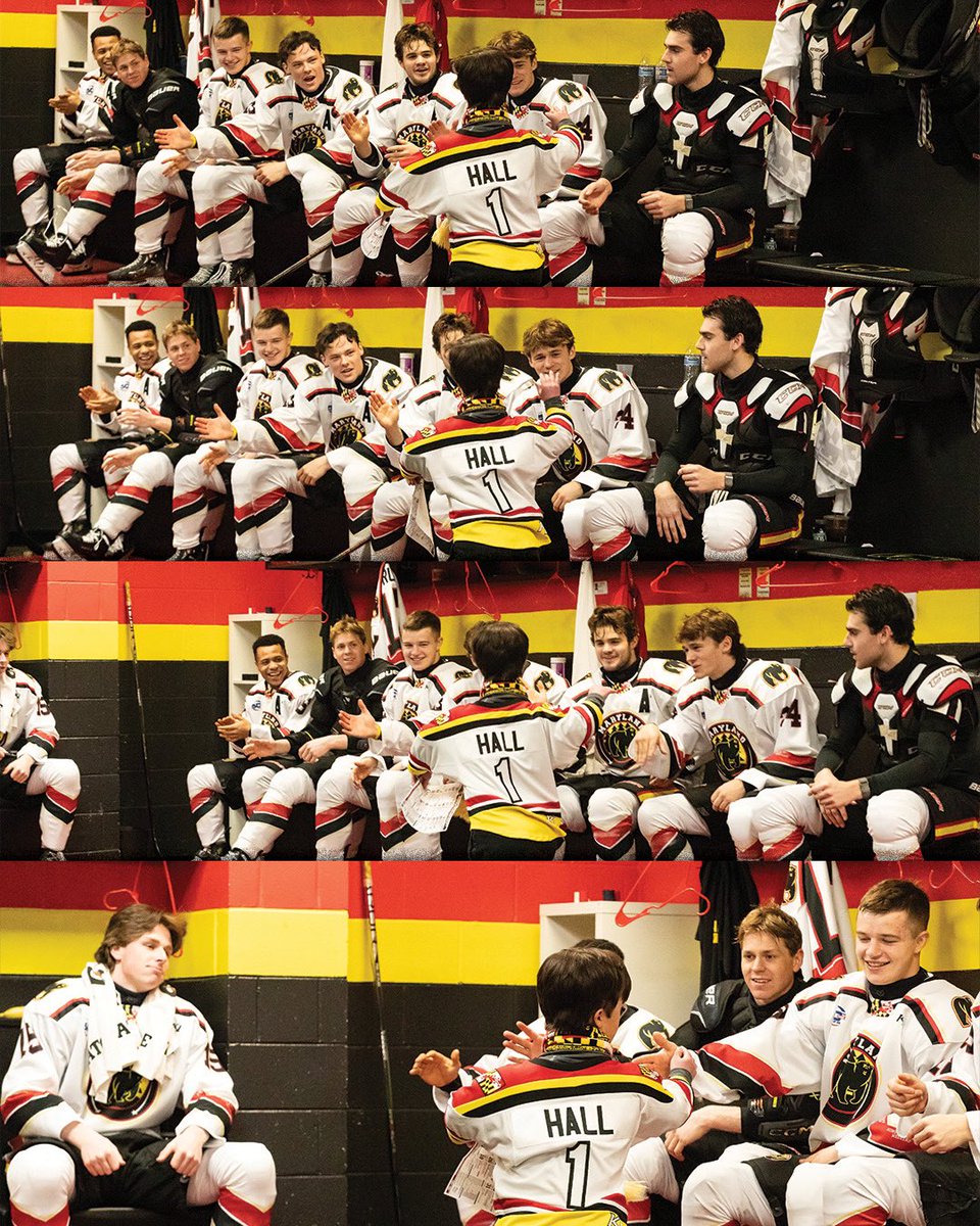 BlackBearsNAHL's tweet photo. Super cool moment Saturday Night before our game as we had Honorary Captain, Parker Hall, read out the starting line up! 🤩 Sure did get the boys fired up 🔥

Let’s Go, Parker!

📸 @TheArtOfPicture @FOHSRadio | #MarylandBlackBears #NAHL https://t.co/qCytne8Orl