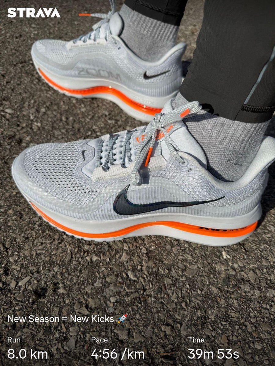 StrachanSystems's tweet image. Finally it’s dry enough to bust out the new sneakers for a spin.  ☀️🏃‍♂️