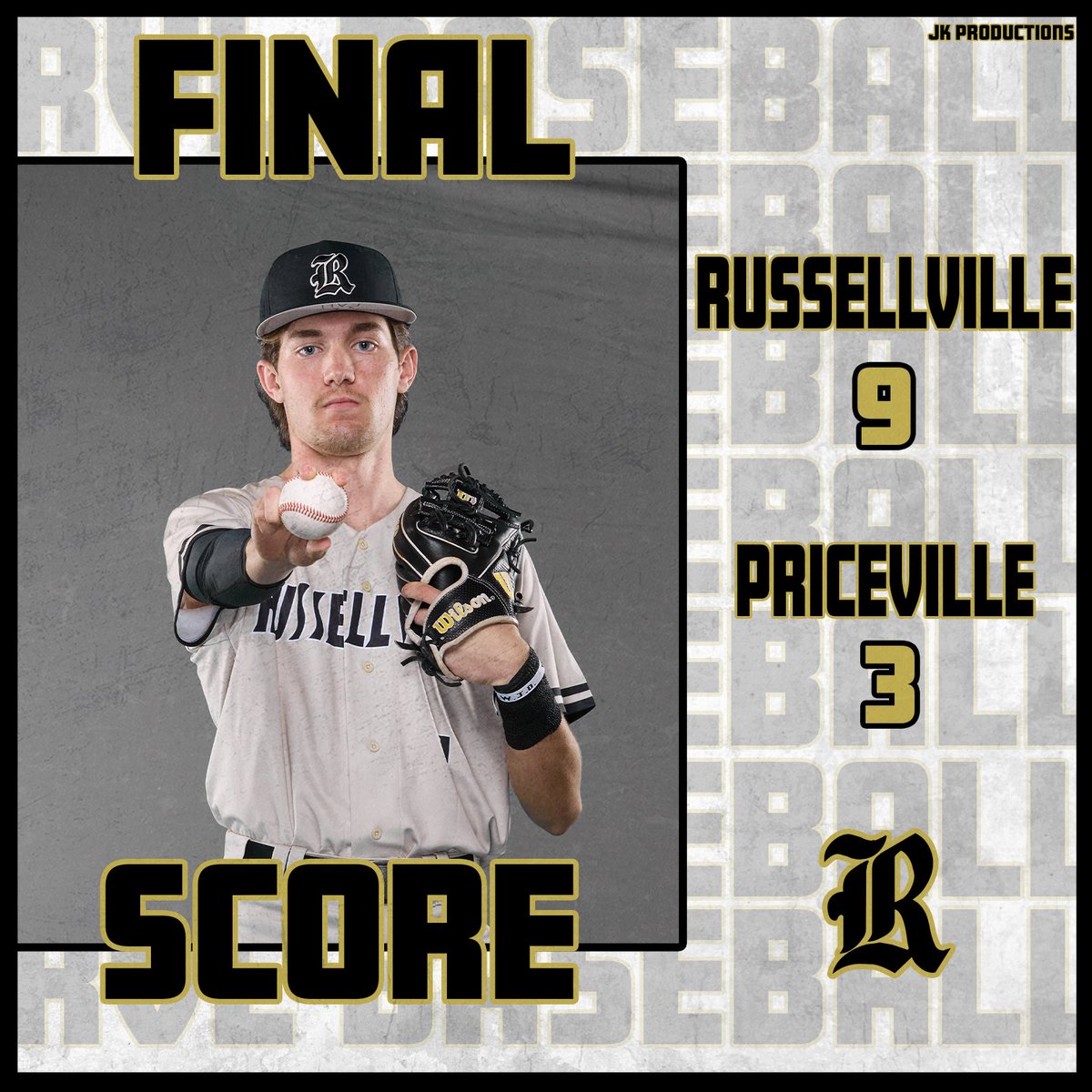 RussellvilleBB's tweet photo. Got no quit in em!! 

Golden Tigers take Game 1 of the first Area Series erasing a 3-1 deficit heading into the top of the 7th sealing the deal! 

whole lot of GRIT on display 👊🏻 

ALL IN https://t.co/GOYIr3KYUm