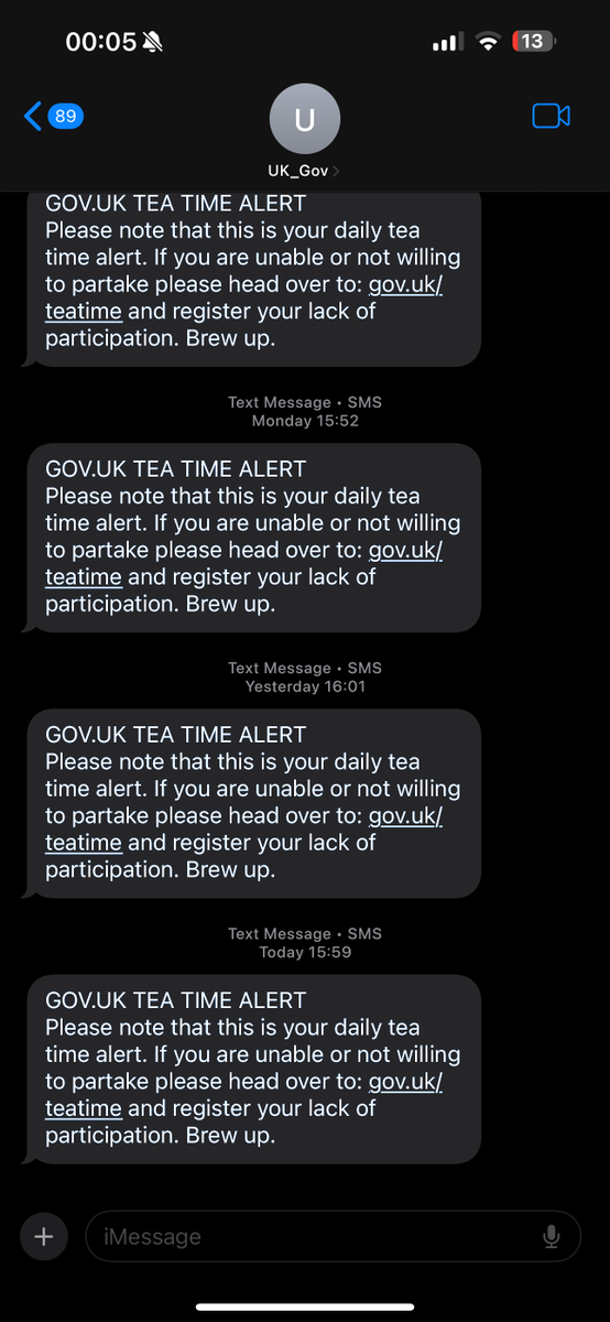 anyone else been getting these texts?