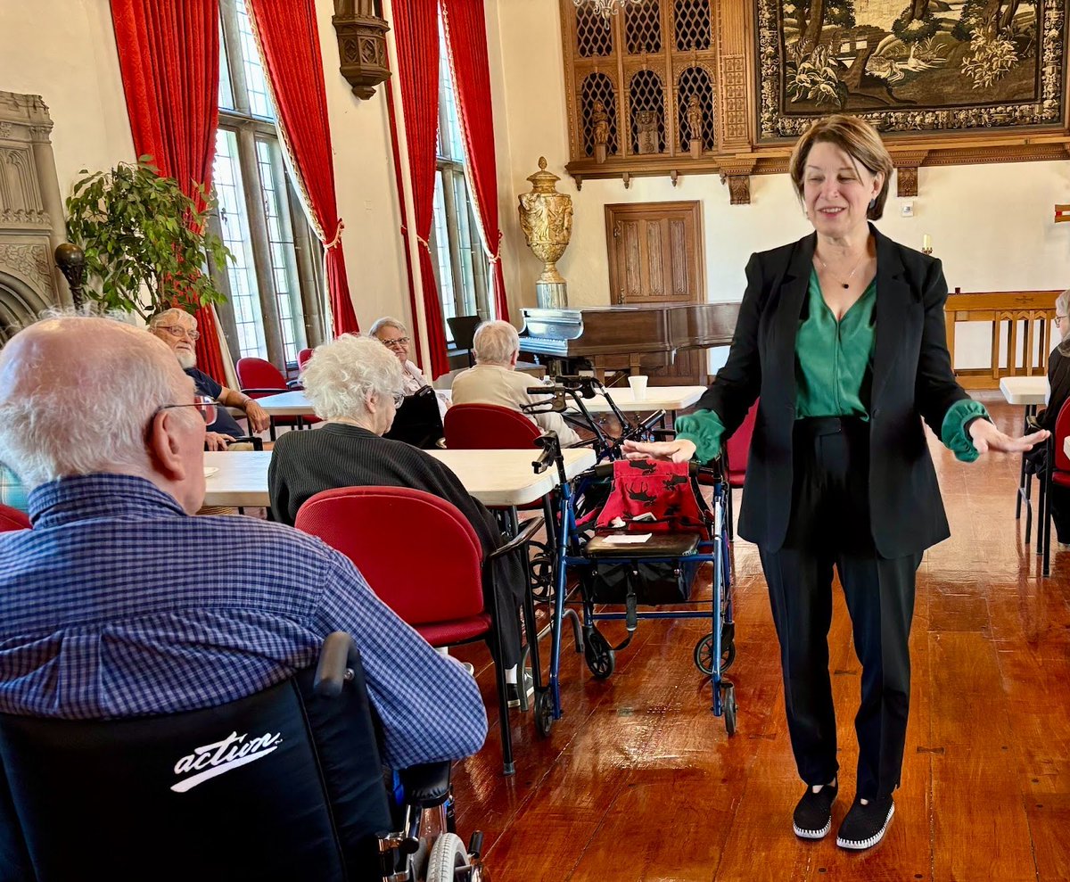 Medicaid provides health care for 1 in 5 rural Minnesotans and half of all nursing home residents. I met with seniors at Watkins Manor Senior Living Center in Winona to discuss the importance of protecting access to care. They asked some great questions!