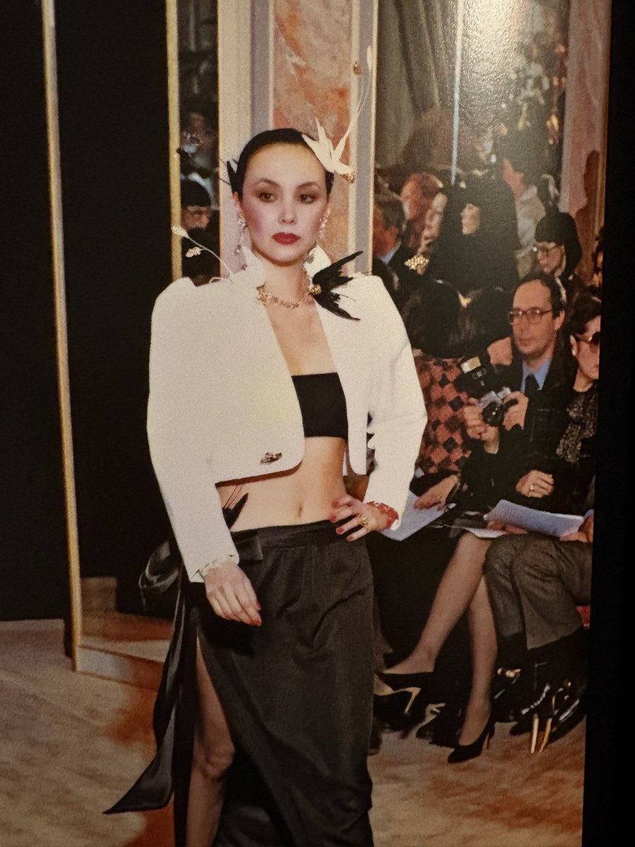 highmage's tweet photo. YSL bird looks of the 70s/80s/90s https://t.co/LqXkpGm9Jf