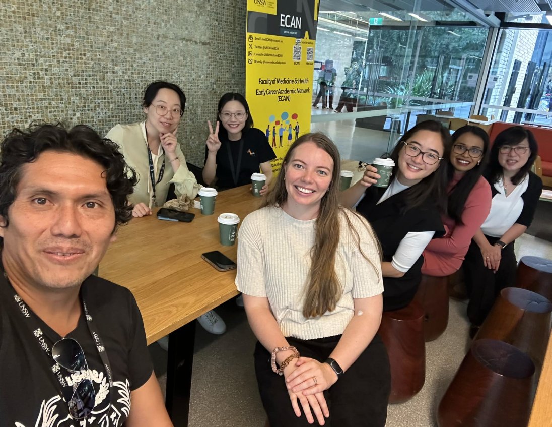 Wonderful Coffee catch-up today at Coffee on Campus at UNSW for our Med ECAN community! Thank you for coming and enjoying some coffee and brekky. Great to meet you all and connect!