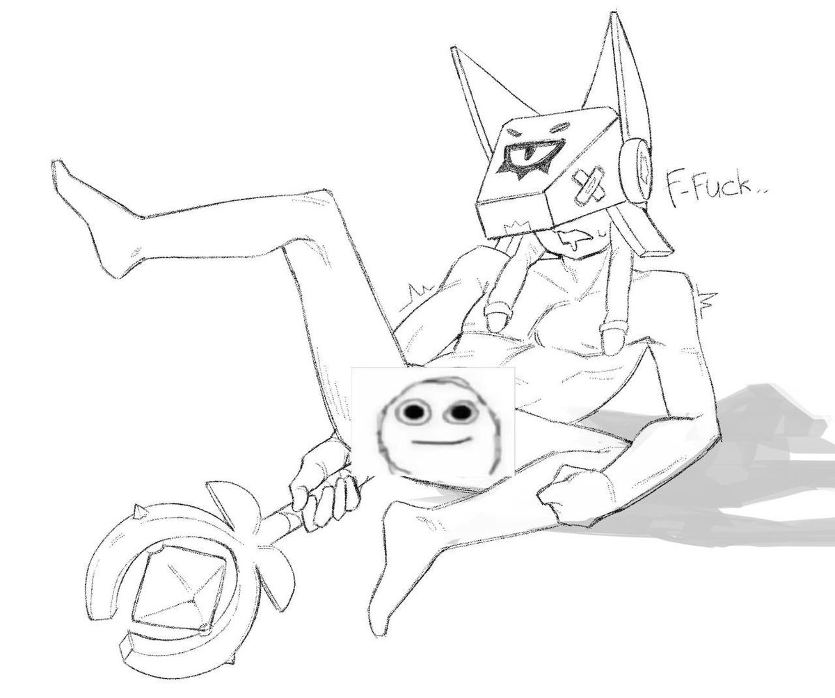 cr6bby's tweet photo. #finx is having fun 
#brawlstars #brawlstarsnsfw #nsfw https://t.co/zdKigoLhov