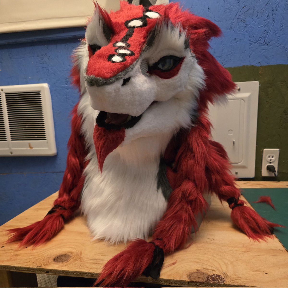 FureverWear Fursuits (@fureverwear) on Twitter photo Here's a completed sergal head! There are a total of 18 handsewn spots, 17 sewn in hair spikes, and 4 braids. Definitely one of the most detailed works I've done! Base and resin parts by <a href="/DvC_Ciara/">DreamVision Creations ⏩ Anthrocon</a> Here's a completed sergal head! There are a total of 18 handsewn spots, 17 sewn in hair spikes, and 4 braids. Definitely one of the most detailed works I've done! Base and resin parts by <a href="/DvC_Ciara/">DreamVision Creations ⏩ Anthrocon</a>