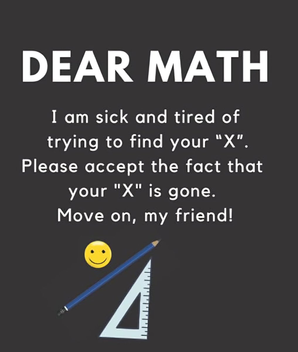 #funnymathquotes 
<a href="/RandleHS/">Randle High School</a> @TRHSMath <a href="/MrsMartin514/">Georgette Martin</a> <a href="/CoachElBjeirmi/">Coach El-Bjeirmi</a>