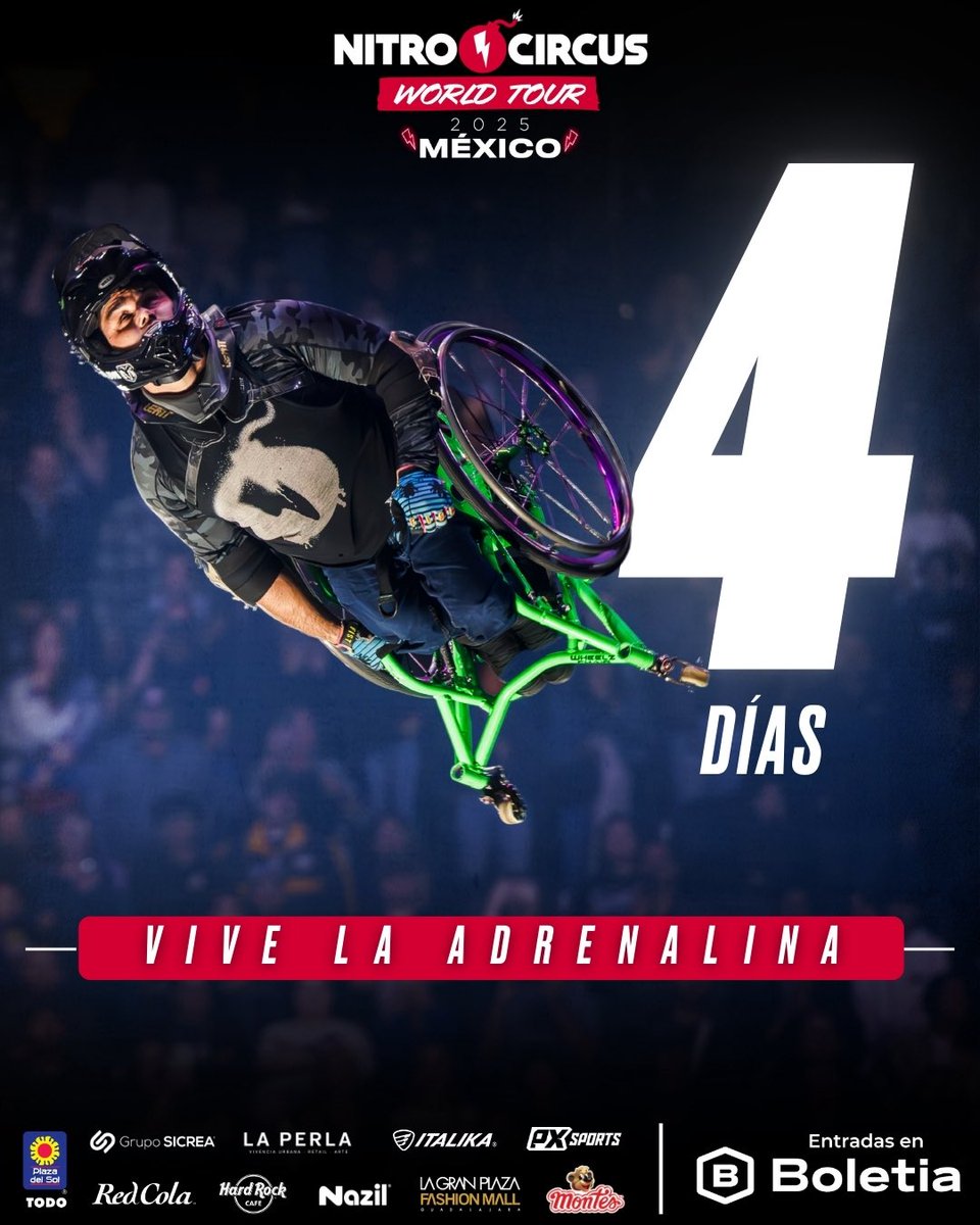 Nitro Circus World Tour 2025 México tweet media