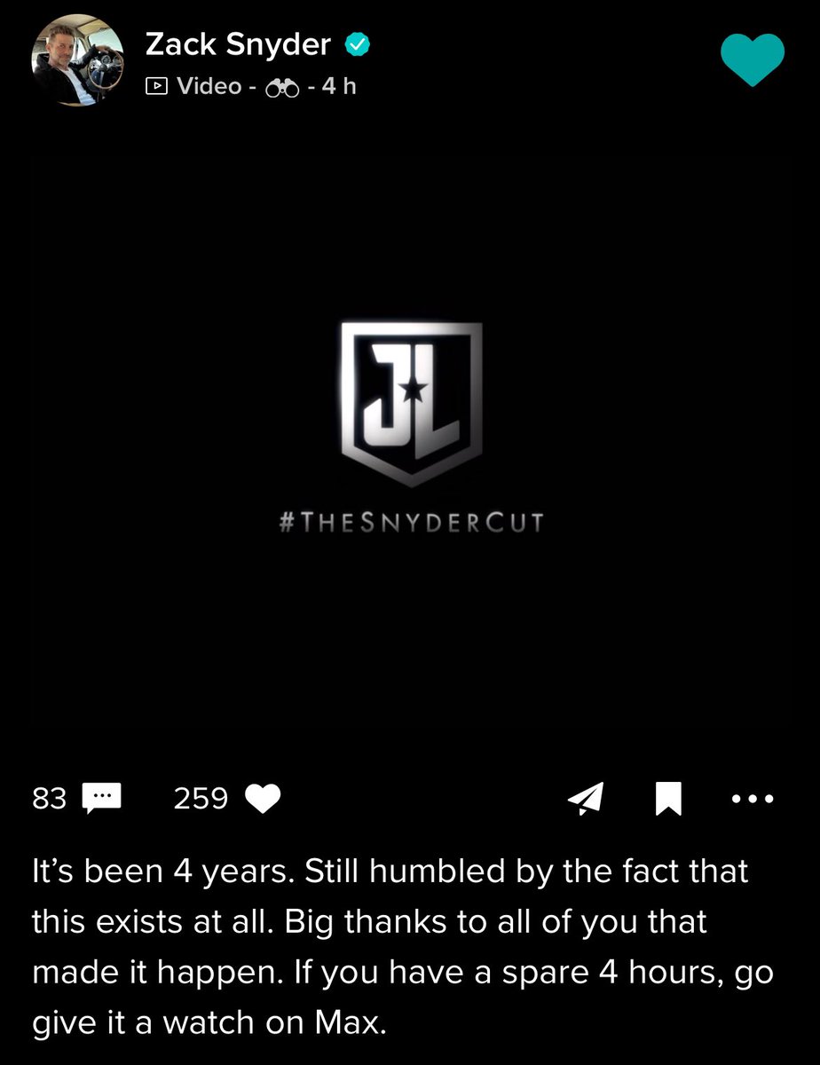 Crusader_G5's tweet photo. Global Phenomenon #SnyderCut
#RestoreTheSnyderVerse 
#EndTheKnightmare https://t.co/ehO0L4jgEP