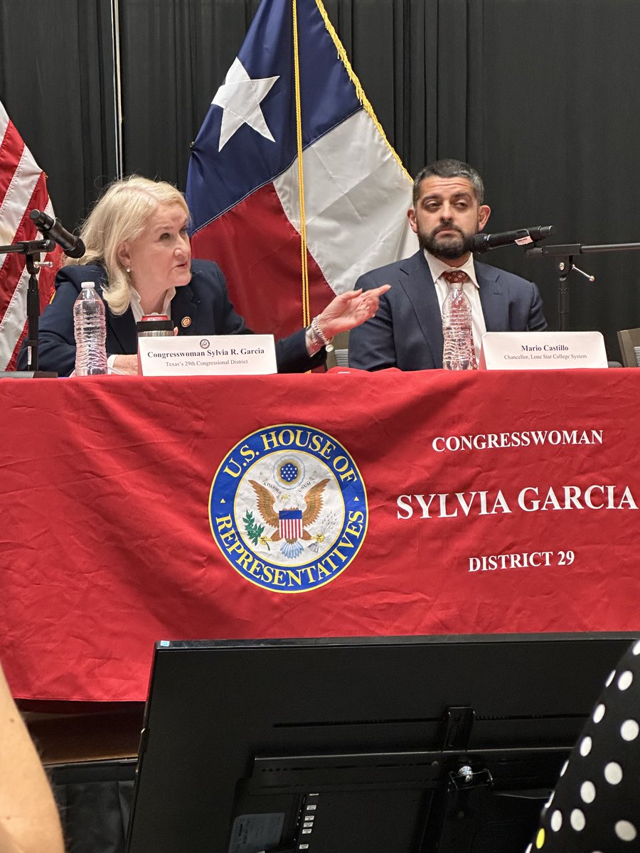 Abel Garza (@agarza_aldine) on Twitter photo Thank you to <a href="/lonestarcollege/">Lone Star College</a> Chancellor Castillo for joining <a href="/LaCongresista/">Sylvia R. Garcia</a> and hosting DACA forum and sharing his life experiences Thank you to <a href="/lonestarcollege/">Lone Star College</a> Chancellor Castillo for joining <a href="/LaCongresista/">Sylvia R. Garcia</a> and hosting DACA forum and sharing his life experiences