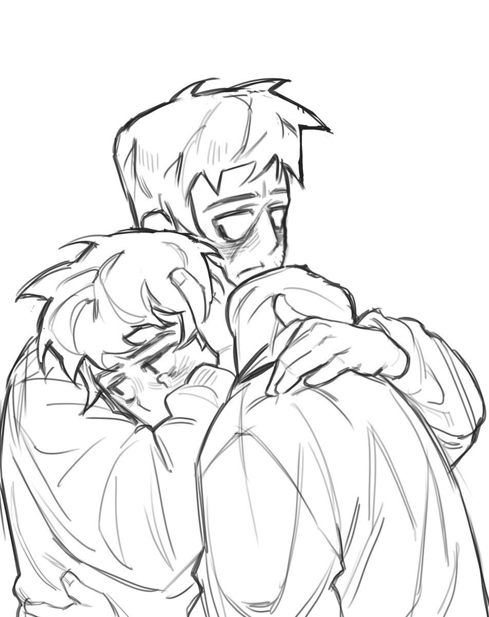 cr6bby's tweet photo. @yaded05 lol I drew almost the exact same sketch a couple months ago 😭😭 https://t.co/pOiUk9UB6G