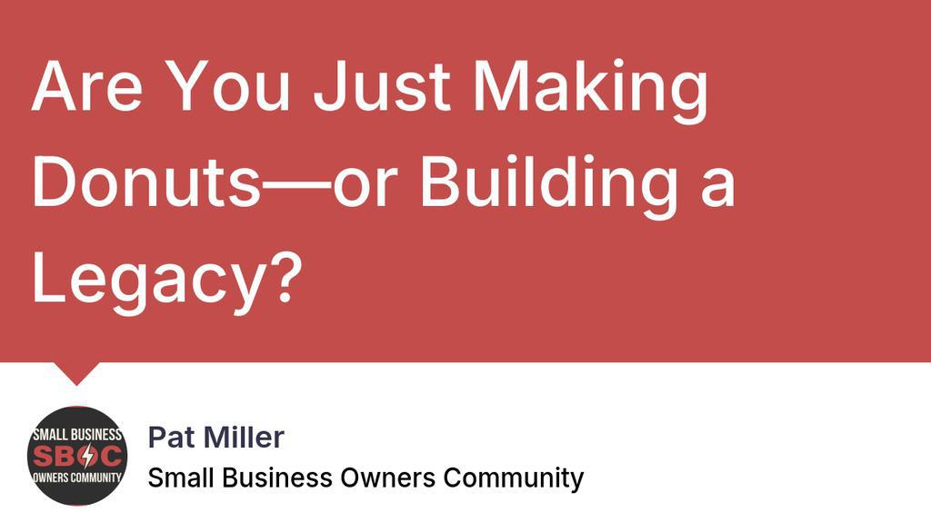 HeyPatMiller's tweet image. For small business owners, the first rule is clear: make money, make a profit, feed the family, pay the mortgage.

Read more 👉 lttr.ai/AckBY

#Sboc #SmallBusiness #SmallBusinessHelp