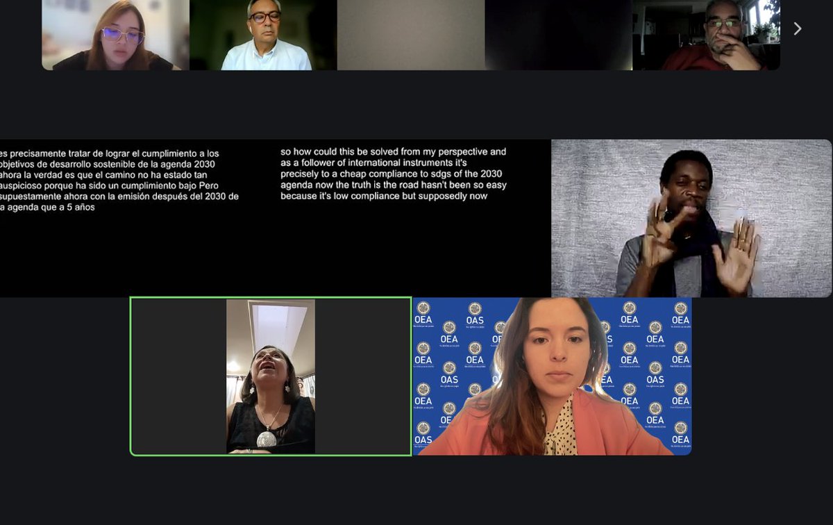 OEA – Inclusión (@oea_inclusion) on Twitter photo Sesión 3⃣ #DiplomadoDigitalOEA
Hoy la experta internacional <a href="/MS_Cisternas/">María Soledad Cisternas Reyes</a> dictó clase magistral sobre:
📄Convención Internacional sobre los #Derechos de las Personas con Discapacidad de <a href="/ONU_es/">Naciones Unidas</a>
🧑🏾🦯Accesibilidad universal
💻Accesibilidad digital Sesión 3⃣ #DiplomadoDigitalOEA
Hoy la experta internacional <a href="/MS_Cisternas/">María Soledad Cisternas Reyes</a> dictó clase magistral sobre:
📄Convención Internacional sobre los #Derechos de las Personas con Discapacidad de <a href="/ONU_es/">Naciones Unidas</a>
🧑🏾🦯Accesibilidad universal
💻Accesibilidad digital