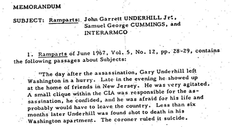 washghost1's tweet photo. From the JFK Files. Does this confirm the CIA was responsible? https://t.co/QU0EtbhYld