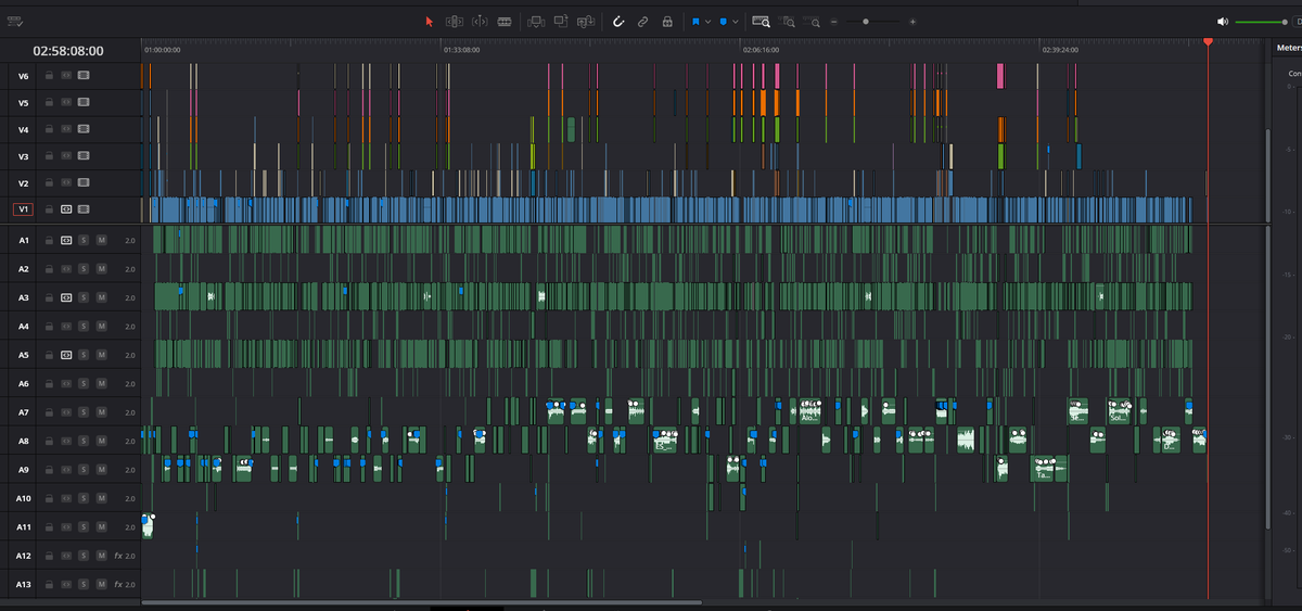 cleaned up everything around the video
all thats left to do is to fill in the gaps

total length will be 1h 58m 08s

my biggest project will (finally) be out soon