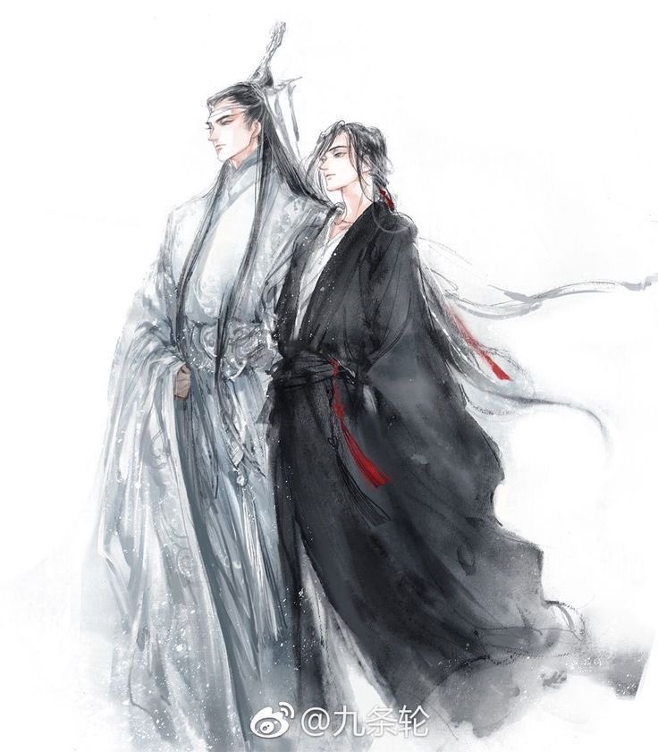 eternalorphic's tweet photo. the it couple of the cultivation world 🤍🖤 https://t.co/XIqSFUDfn2