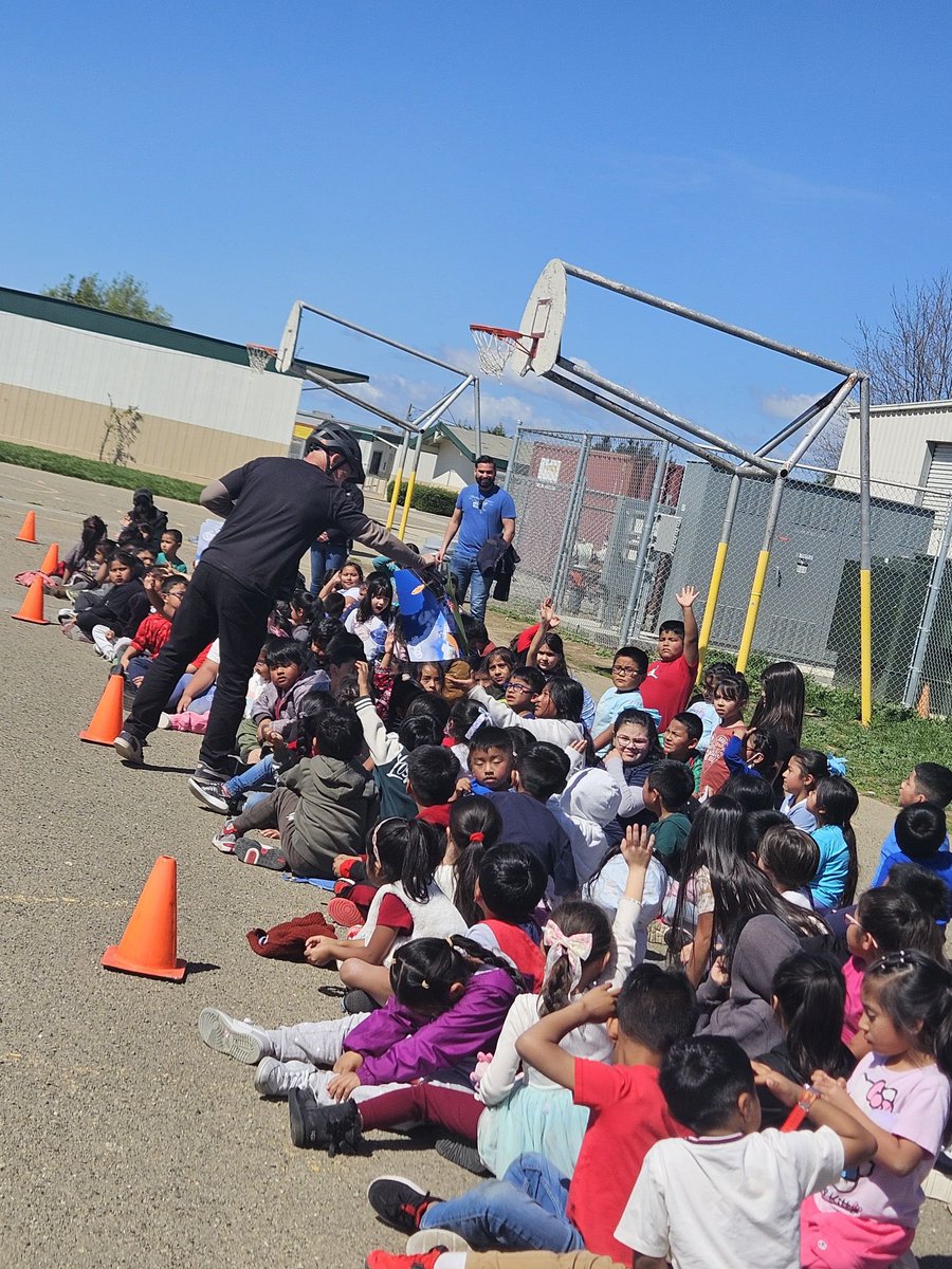 Hope everyone enjoyed the BMX assembly earlier today! 🚴‍♀️💥 Big shoutout to the riders for those jaw-dropping tricks! What was your favorite part? 

💚🐻🤩
<a href="/LCortezGUSD/">Laura Cortez</a> <a href="/krisvasquez75/">Kristine Vasquez</a> <a href="/MissLillybeth/">Lillybeth Arroyo</a> #ProudtobeGUSD