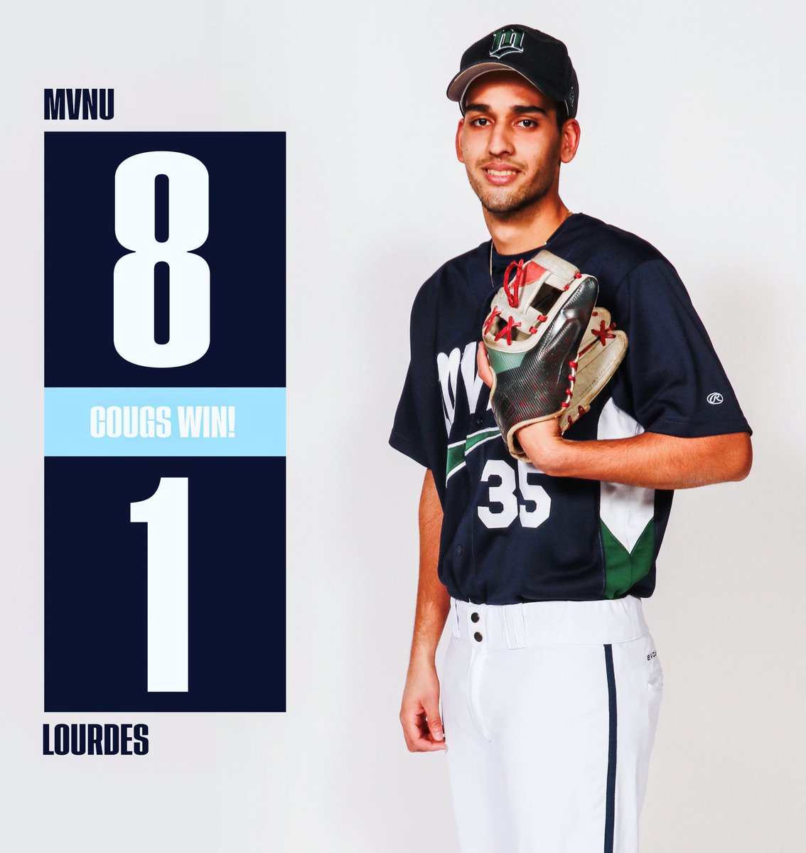 MVNU Athletics (@mvnu_cougars) on Twitter photo .<a href="/MVNUBaseball/">MVNU Baseball</a> secures the series sweep of Lourdes with an 8-1 win in game two! Armando Gonzalez was credited with the win on the mound for the Cougars! .<a href="/MVNUBaseball/">MVNU Baseball</a> secures the series sweep of Lourdes with an 8-1 win in game two! Armando Gonzalez was credited with the win on the mound for the Cougars!