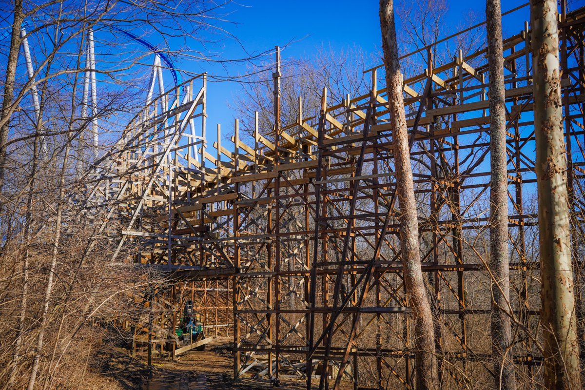 KingsIslandPR's tweet image. More than 20% of The Beast is getting a major track upgrade. See what's changing on the world's longest wooden coaster! 📷 BLOG: bit.ly/4bEDjuT

#KingsIsland #TheBeast #RollerCoaster