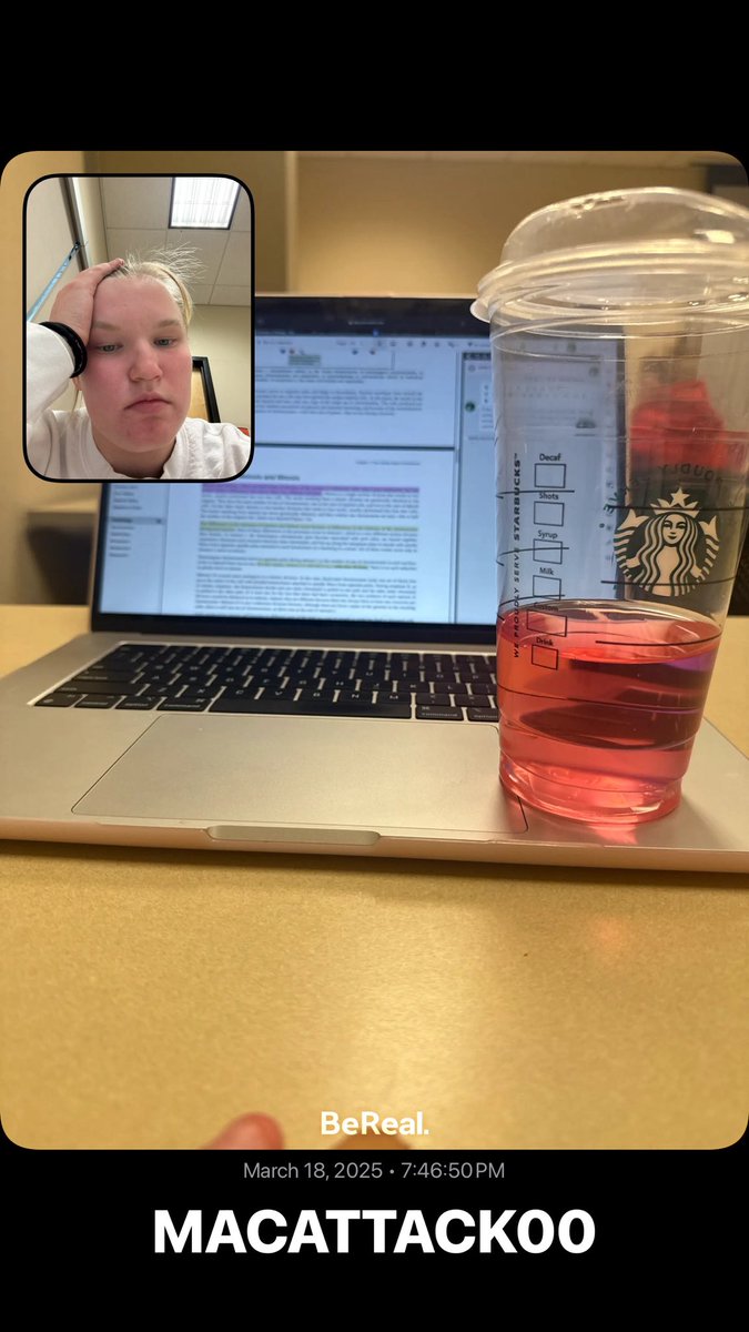 Add me on BeReal.🧑🏼‍🏫 bere.al/macattack00