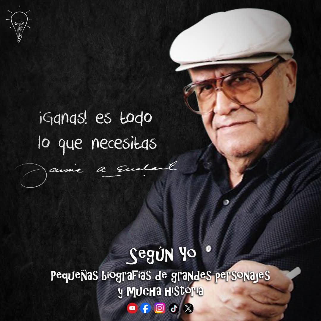 Este 30 de marzo se recuerdan 15 años del fallecimiento de #JaimeEscalante el profe de mate que hizo historia en EE.UU.
En el canal de YouTube de #SegúnYo tenemos un video dedicado a él y en Facebook hallarán una versión con audio mejorado del mismo video... para más placer