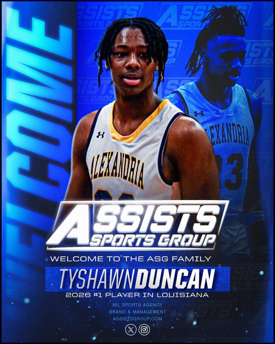 Welcome to the ASG Family <a href="/TyshawnDuncan23/">Tyshawn Duncan</a> 

NIL Representation📈