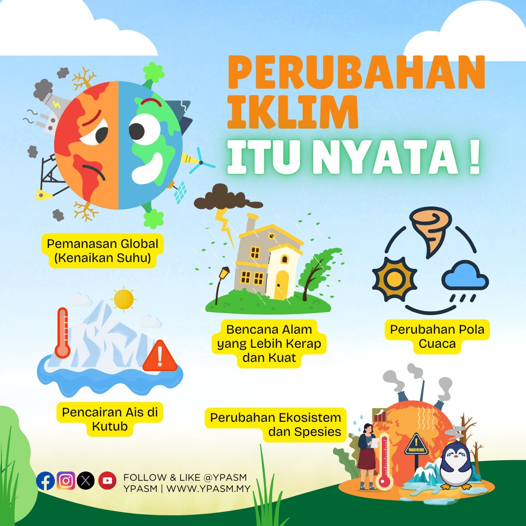 Tindakan sekarang adalah untuk masa depan kita! Bersama, kita buat perbezaan. 🫵

#PerubahanIklim #TindakanSekarang #BumiKita