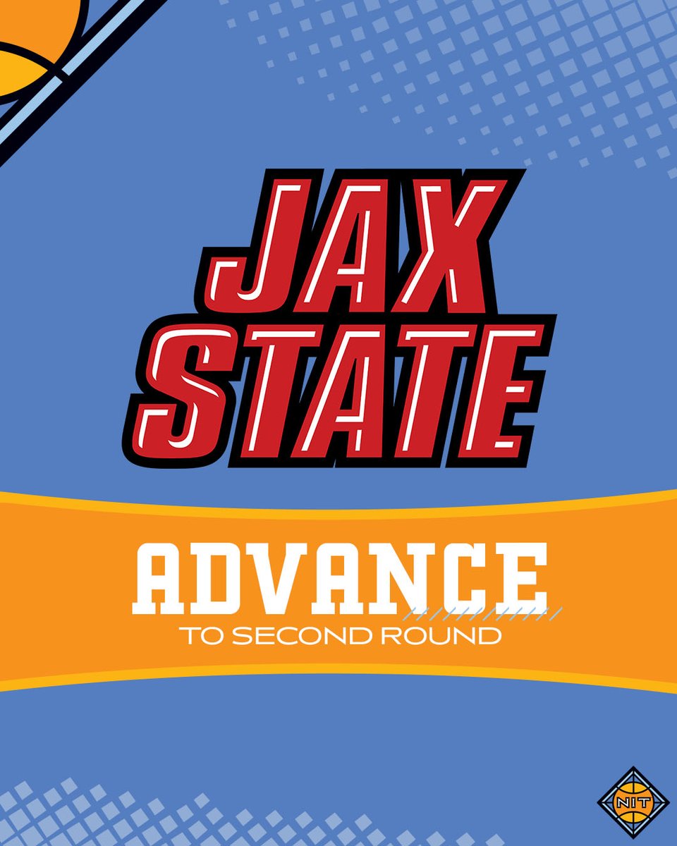 Road domination!

<a href="/JaxStateMBB/">Jax State Basketball</a> is through to Round 2⃣‼️

#NIT2025