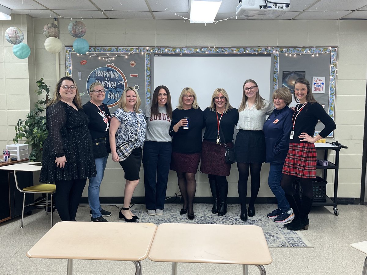 The day of “Brooke” created by the Social Studies ladies of CHS! ⁦<a href="/CoventryOakers/">Coventry High School</a>⁩