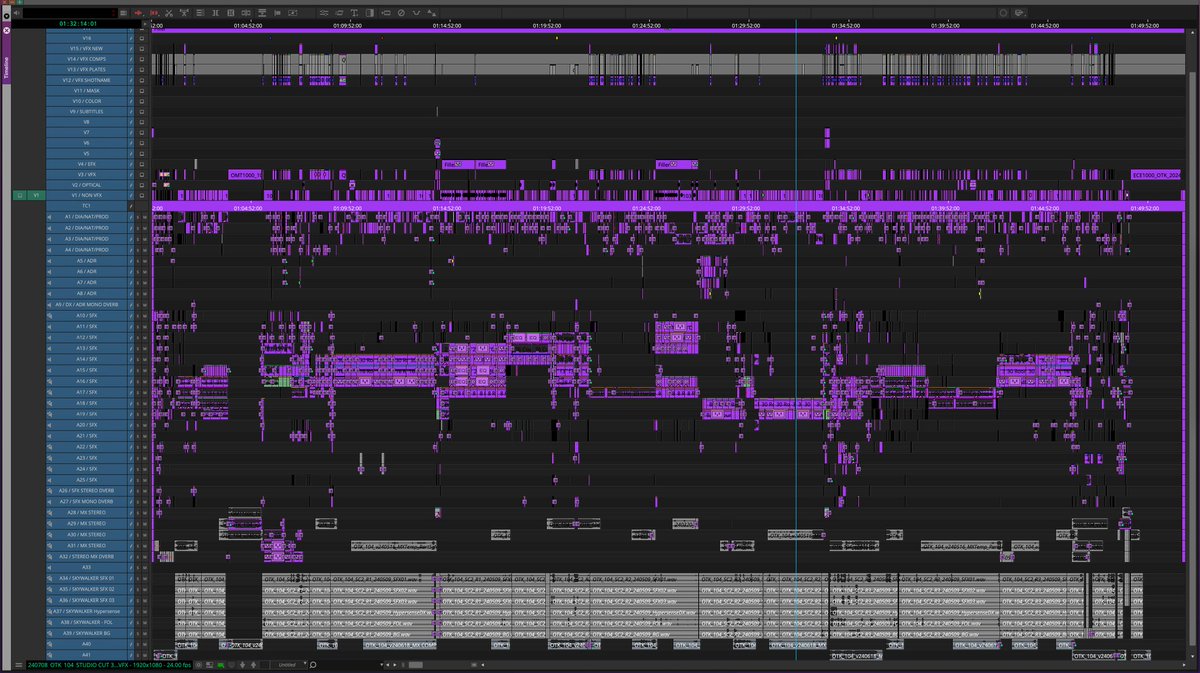 #TimelineTuesday is back!

Tonight's #DaredevilBornAgain: Ep. 4 "Sic Semper Systema"! 😈❤️

#PostChat 
<a href="/Avid/">Avid</a>
<a href="/MediaComposer/">Avid Media Composer</a>
<a href="/borisfx/">Boris FX</a> <a href="/wacom/">Wacom</a>