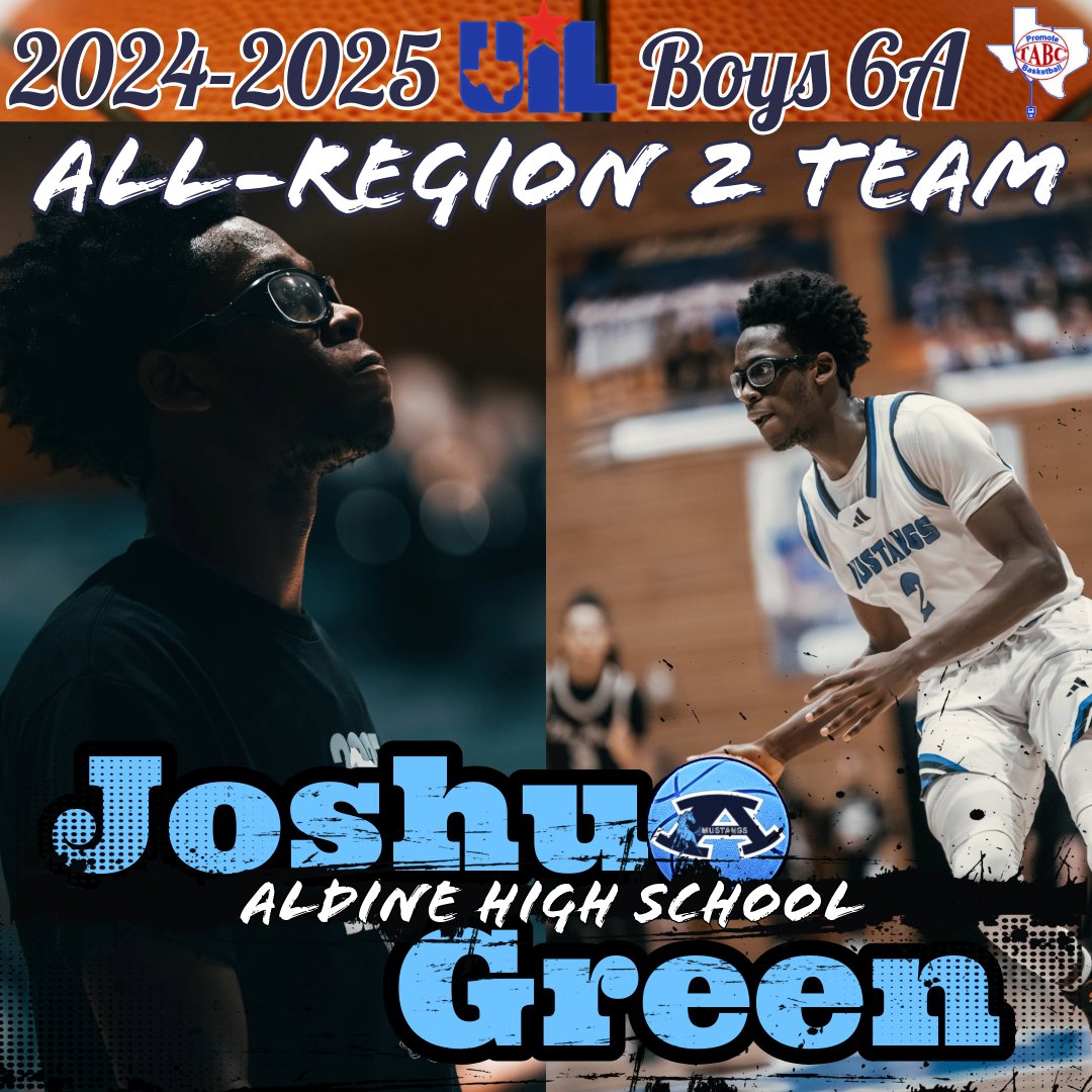 High honors with TABC's 2024-2025 UIL 6A All-Region List as Joshua Green represents the squad once again! Hard work and then some with this young man and this group 💪🏽😤🏀

tabchoops.org/uil-all-region…