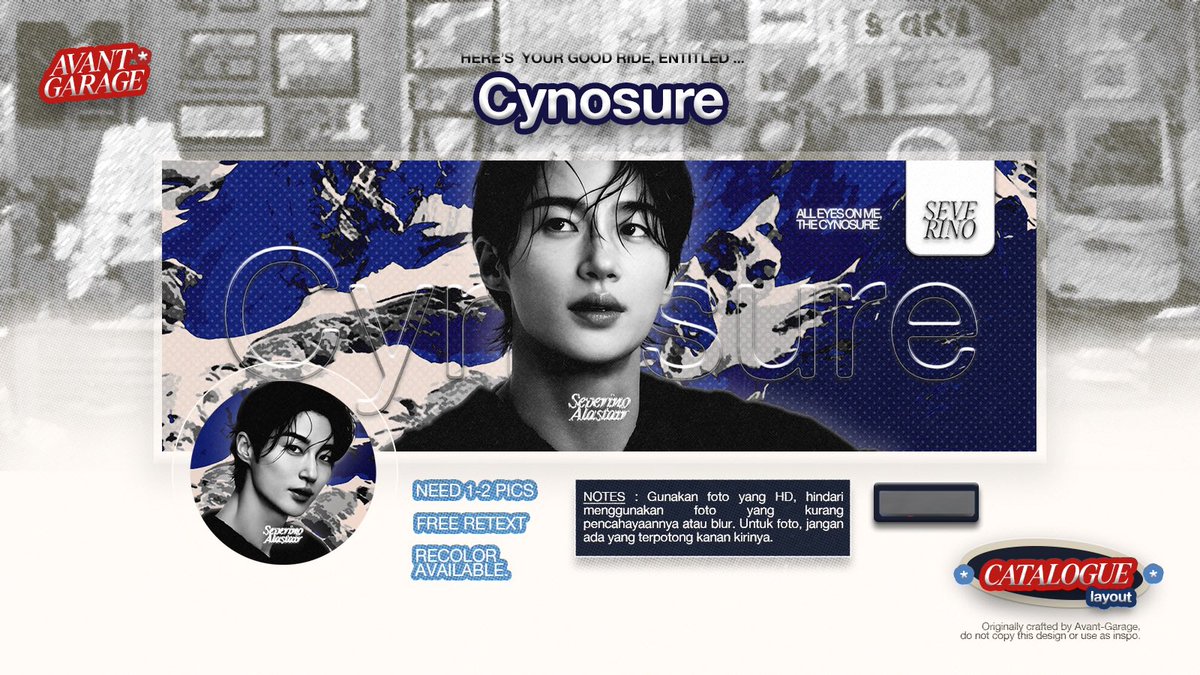 ⠀
Retweet ini buat yang mau layout “Cynosure” dari <a href="/avantgarages/">ARIAN.</a> 
⠀
